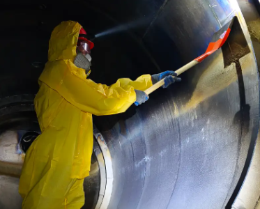 密封儲罐清理作業中防墜器防護